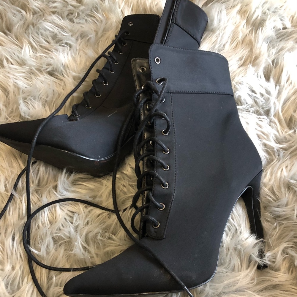 Forever 21 Black Boot Heels